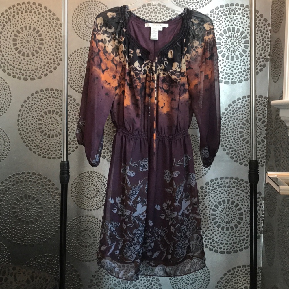 Max Studio smocked waist dress